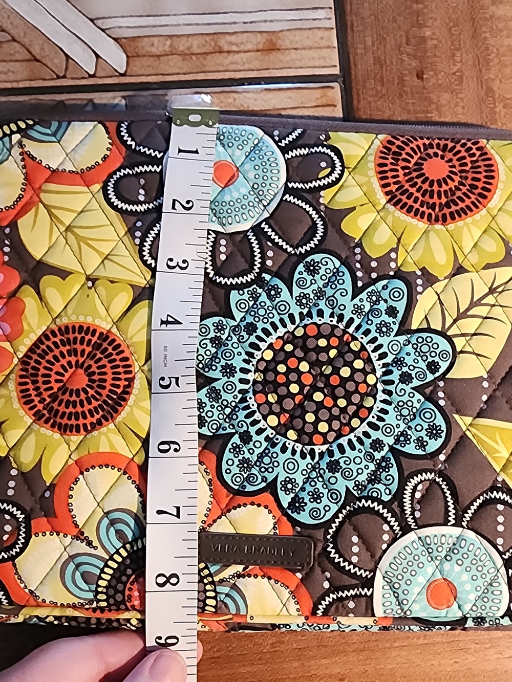 Vera Bradley 'Flower Power' Lot Of Electronic Zip Bag And Lunch Bag NOTe - Picture 9 of 16